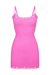 Fits Everybody Lace Trim Slip Dress